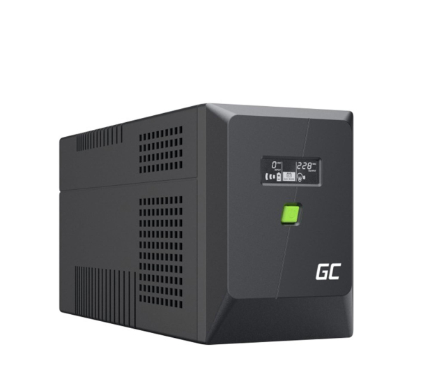 Green Cell UPS PowerProof (2000VA/1200W, LCD) UPSLM1200 - 1364732 - zdjęcie 2